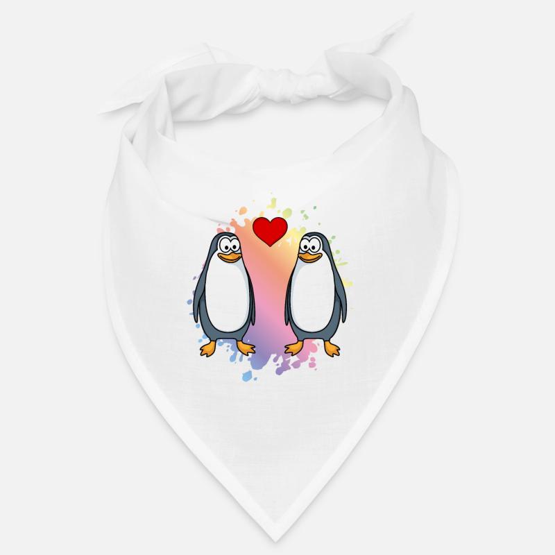 Penguin Comic Couple Love Bandana