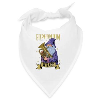 Euphonium Wizard - Euphonist - Bandana - Weiß - Vorne