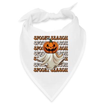 Halloween Spooky Season - Bandana - Weiß - Vorne
