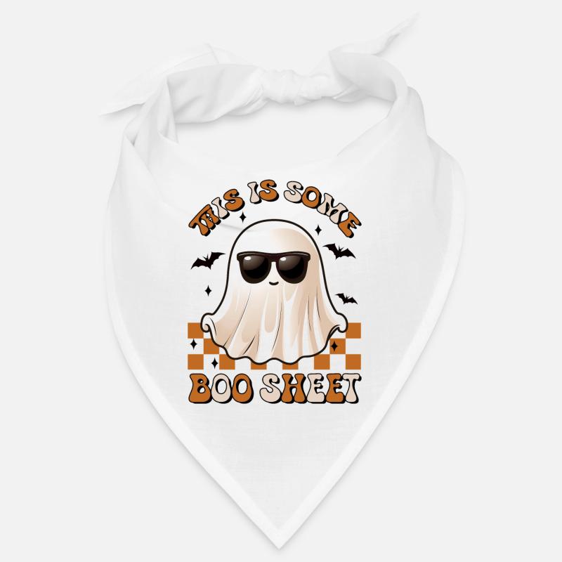 Halloween Ceci est une feuille de boo Bandana