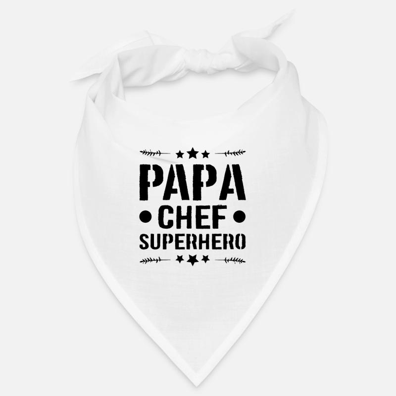 Papa Chef Superheld Dad Bandana