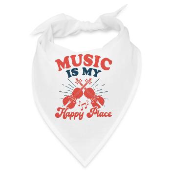Violine Violinist - Bandana - Weiß - Vorne