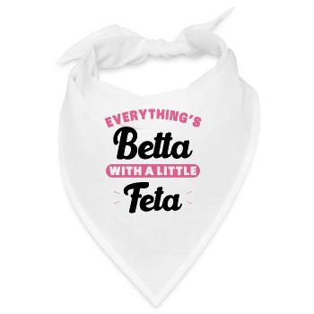 Betta Fisch Fisch Fisch Aquarium Geschenk - Bandana - Weiß - Vorne
