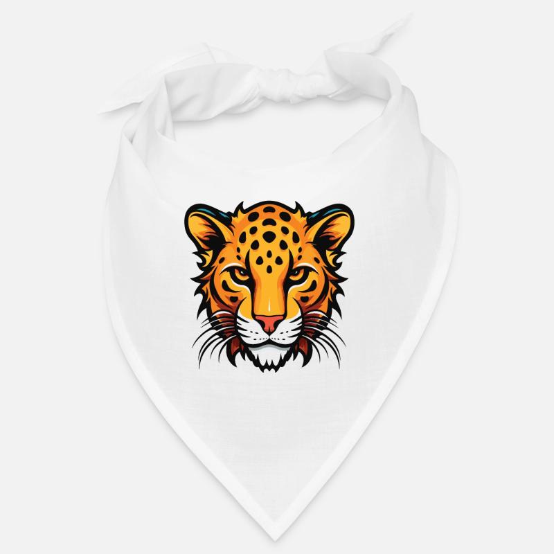 Tête de guépard Bandana