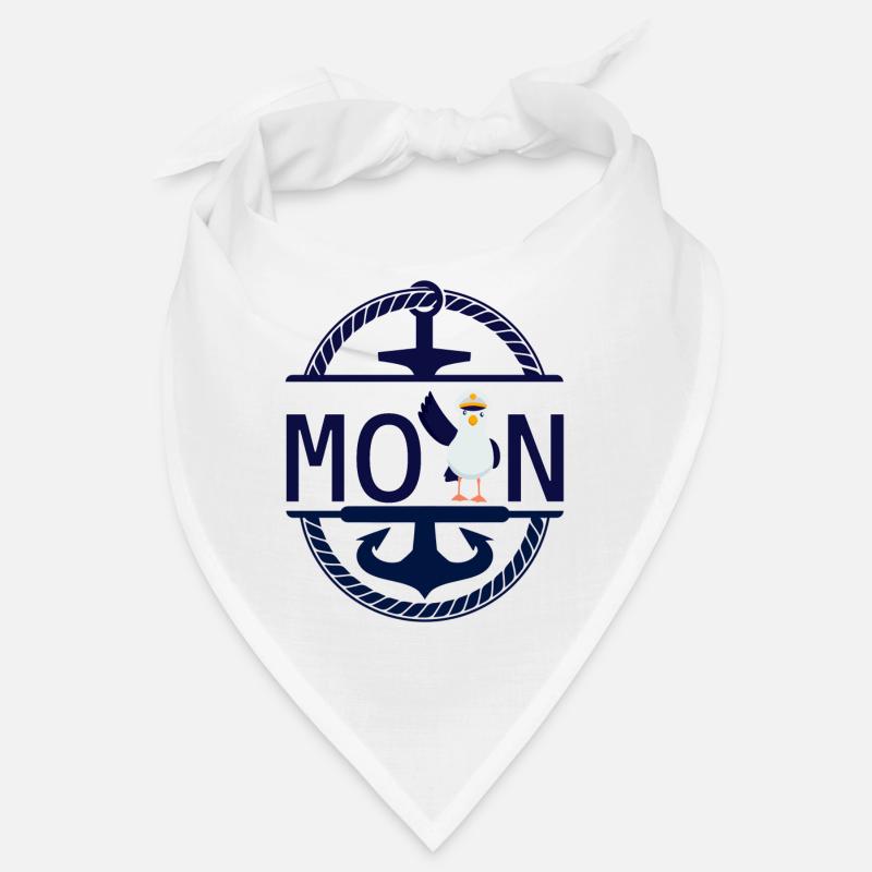 Moin Möwe und Schiff Anker Bandana