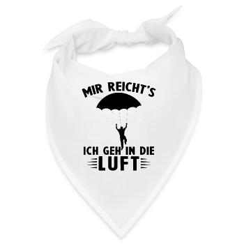 Mir reichts ich geh in die luft - Bandana - Weiß - Vorne