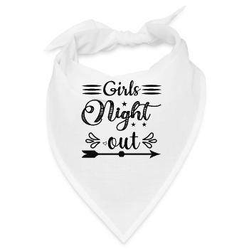 Girls Night out for Girls Partytime Party Girls - Bandana - Weiß - Vorne