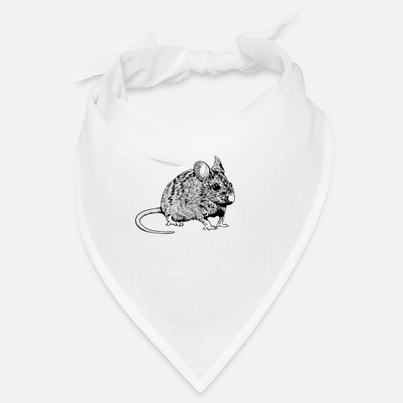 Line Drawing - Mouse Bandana