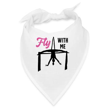 Flieg mit mir Silk Circus Antenne - Bandana - Weiß - Vorne
