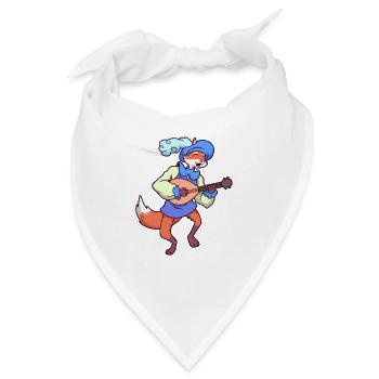 Rollenspiel-Charakter - Barde - Fuchs - Bandana - Weiß - Vorne