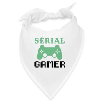Serieller Gamer Humor Konsole Videospiele Teen Geek - Bandana - Weiß - Vorne