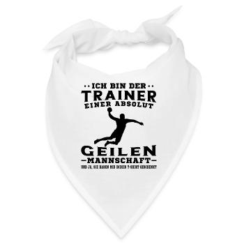 Mannschaft Handballspieler Beachhandball Ballsport - Bandana - Weiß - Vorne