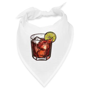 Limonade Drink Symbol - Bandana - Weiß - Vorne