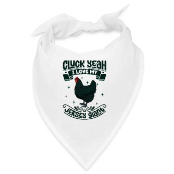 Ich liebe mein Jersey Giant - Bandana - Weiß - Vorne