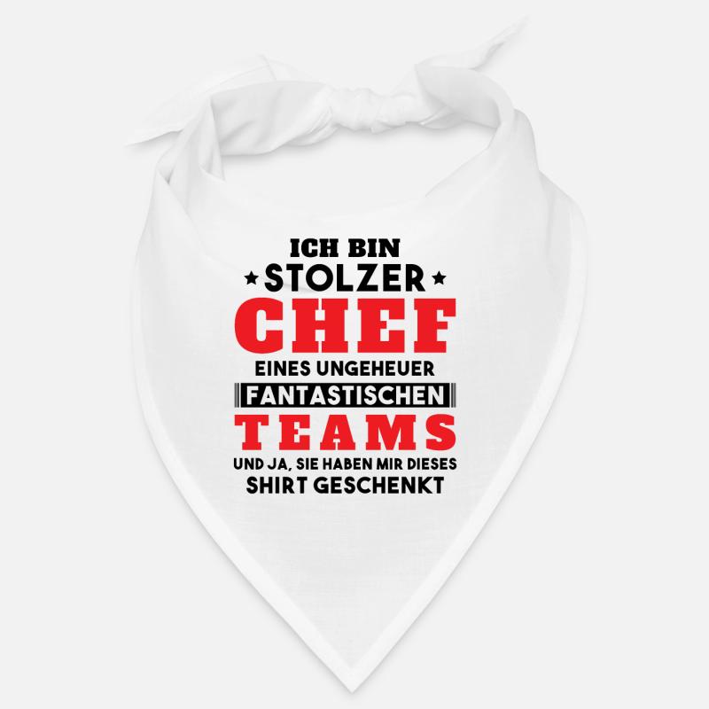 Ich bin Stolzer Chef Geschenkidee Bandana