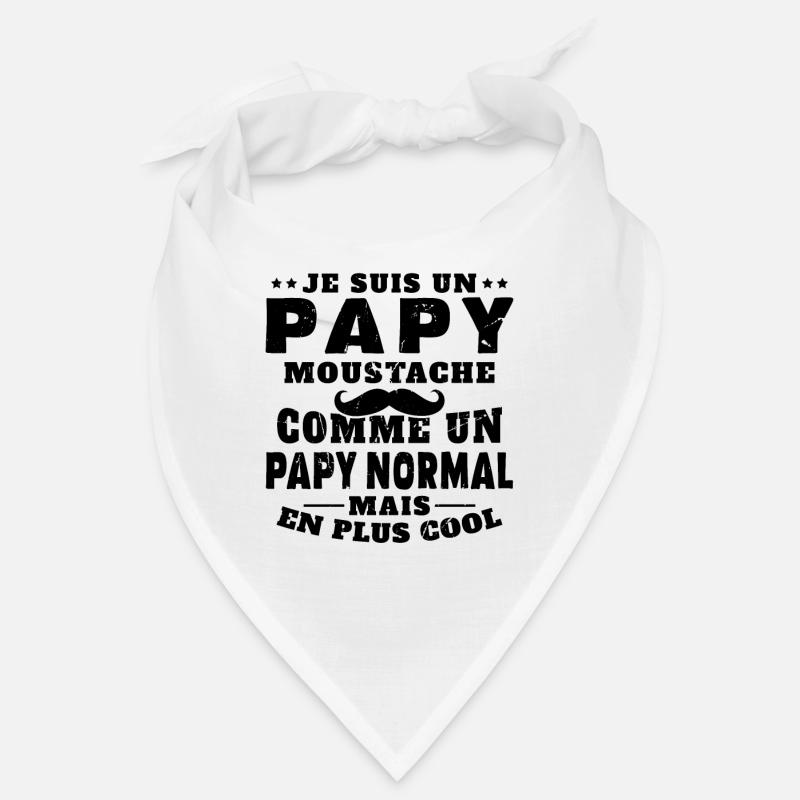 Un papy moustache comme un papy normal Bandana