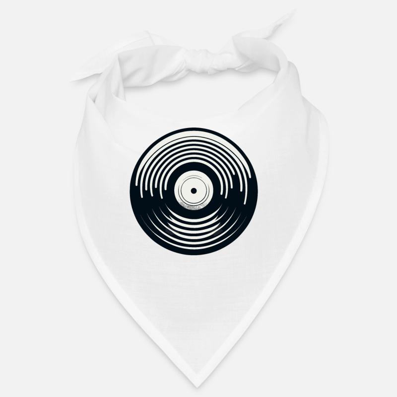 Vinyl Record Bandana