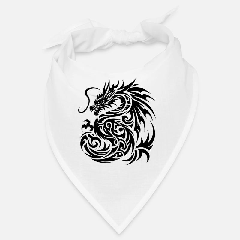 Dragon Tribal Tattoo Artistic Symbol Design Bandana