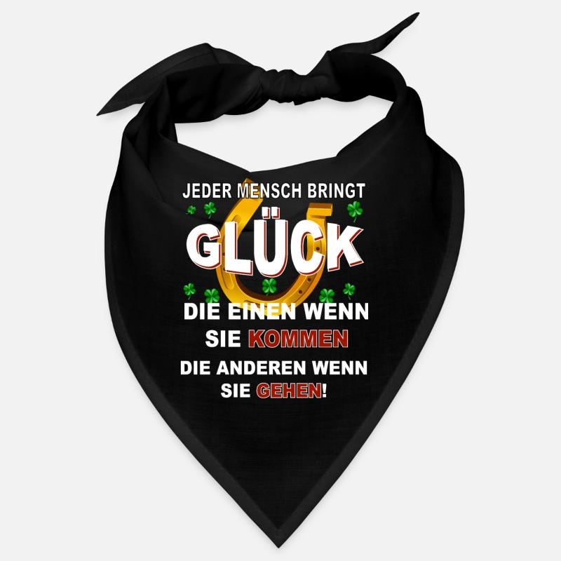 Jeder Mensch bringt Glück Bandana