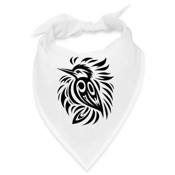 Specht Ureinwohner Amerikas Tierkreis - Bandana - Weiß - Vorne