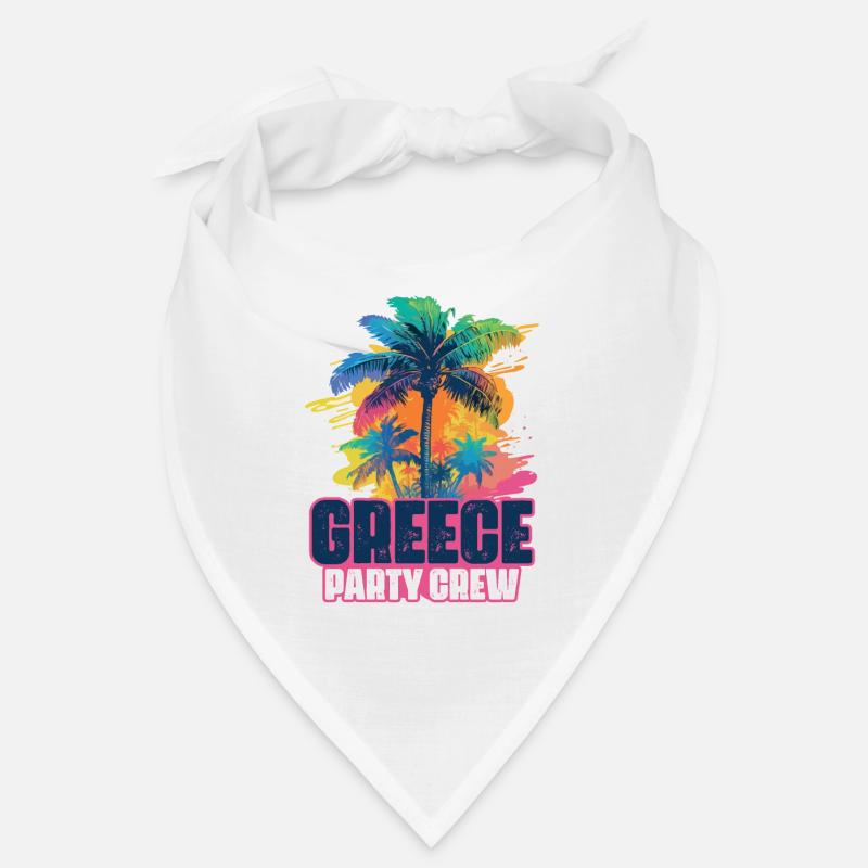 Greece Party Crew Holidays Bandana