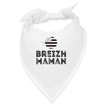 Bretonische Flagge zum Muttertag für Breizh Maman - Bandana - Weiß - Vorne