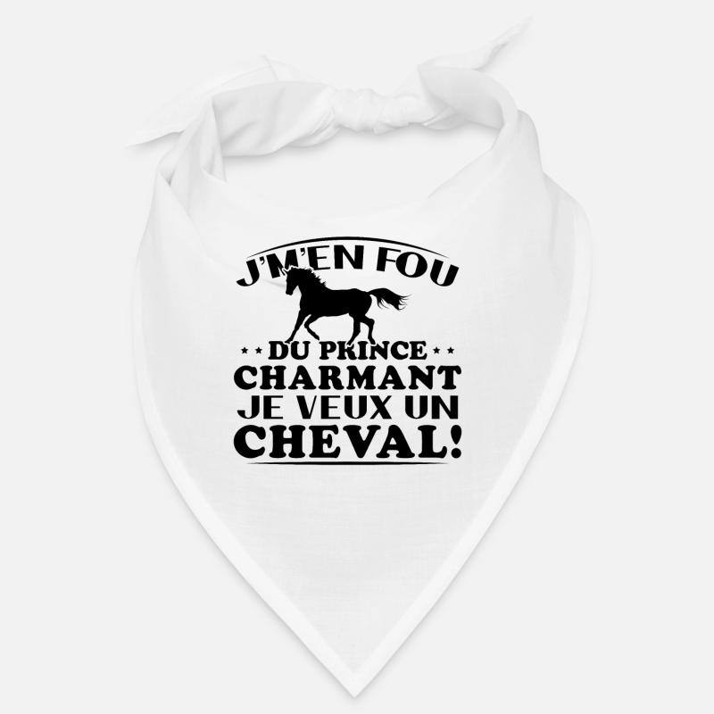 Ich kümmere mich nicht um den Märchenprinzen, ich will ein Pferd Bandana