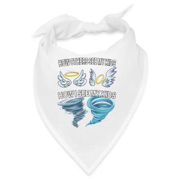 Wie andere meine Kinder sehen - Bandana - Weiß - Vorne