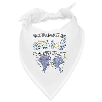 Wie andere meine Kinder sehen - Bandana - Weiß - Vorne