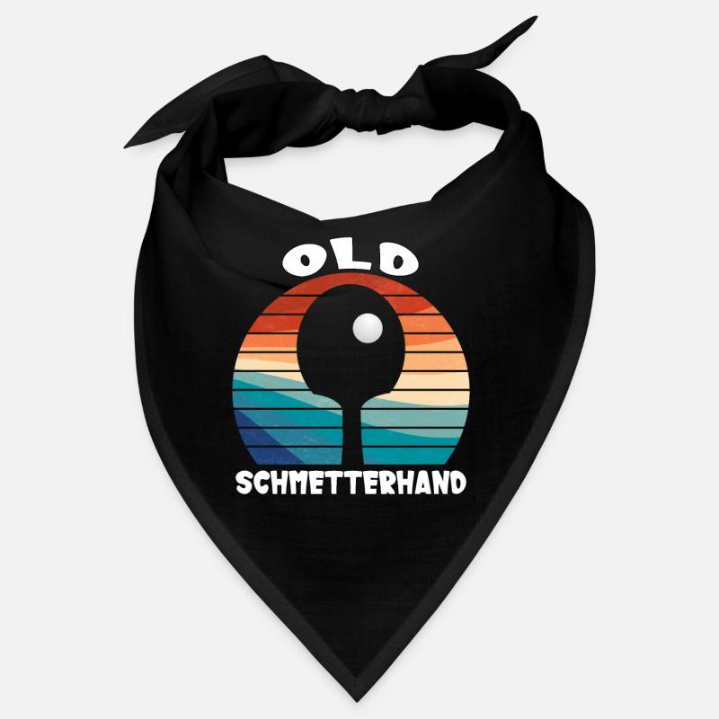Old Butterfly Hand Table Tennis Design Bandana