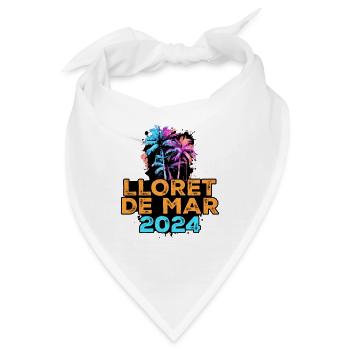 Lloret De Mar 2024 Reise - Bandana - Weiß - Vorne