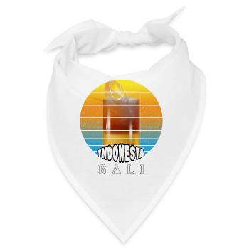 Bali - Indonesien - Bandana - Weiß - Vorne