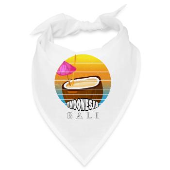 Bali - Indonesien - Bandana - Weiß - Vorne