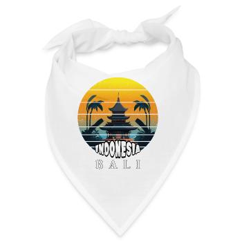 Bali - Indonesien - Bandana - Weiß - Vorne