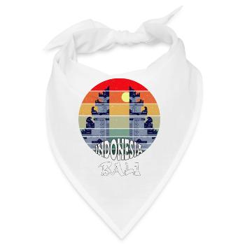Bali - Indonesien - Bandana - Weiß - Vorne