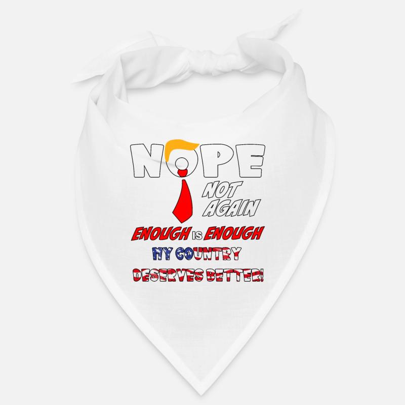 Nope Not Again funny  Design Bandana