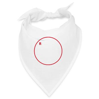 Bedrohte Art - Verbrennungsmotor Auto Design - Bandana - Weiß - Vorne