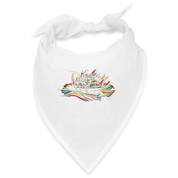 Whatever floats your boat - Bandana - Weiß - Vorne