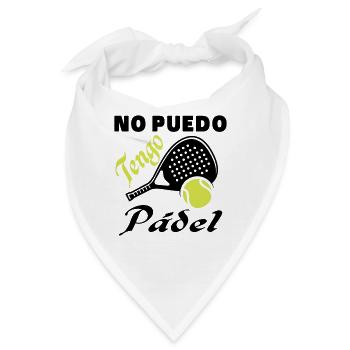 Ich kann keine Padel-Padel-Athleten haben - Bandana - Weiß - Vorne