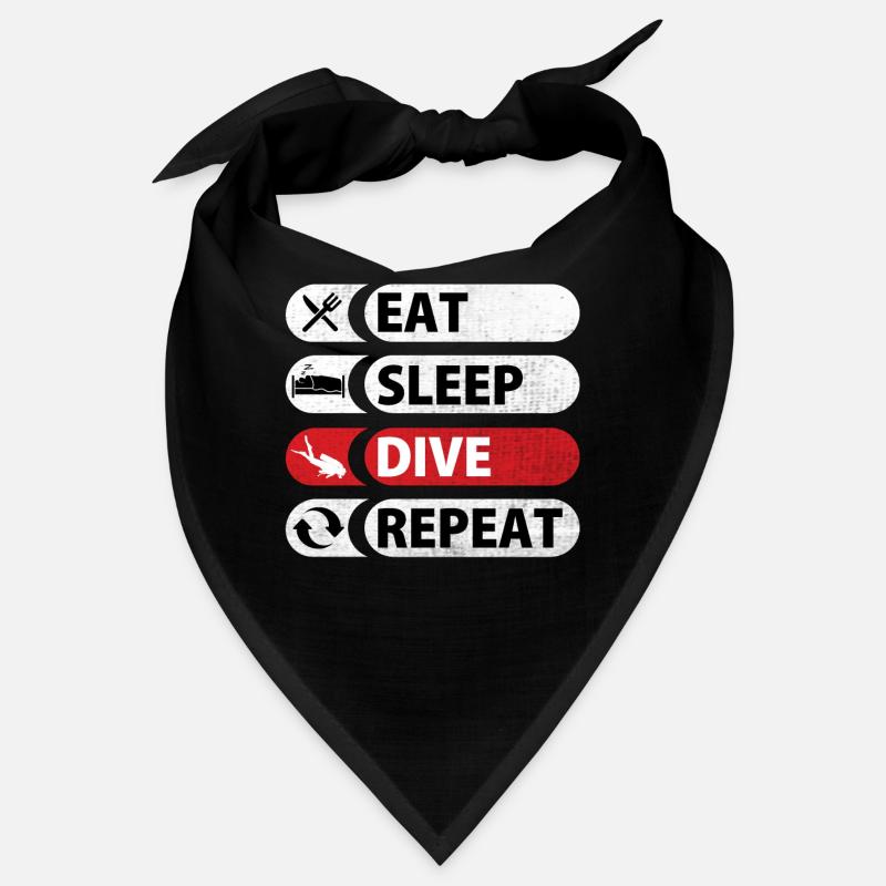 Eat Sleep Dive Repeat Bandana