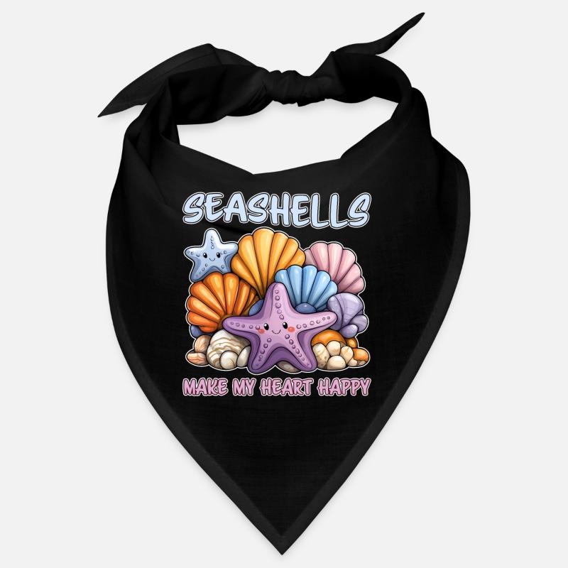 Seashells Beach Shells Shell Collector Gift Bandana