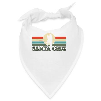 Santa Cruz CA Kalifornien - Bandana - Weiß - Vorne