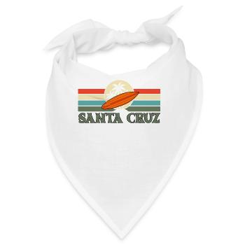Santa Cruz CA Kalifornien - Bandana - Weiß - Vorne