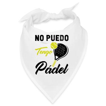 Ich kann keine Padel-Padel-Athleten haben - Bandana - Weiß - Vorne
