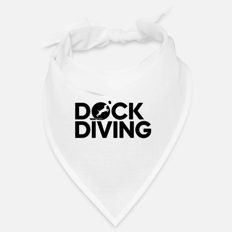 Dock Diving Saying Dog Diving Dock Diving Gift Bandana