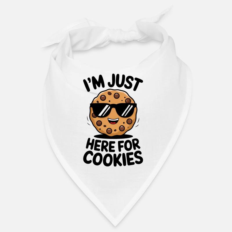 Cookies Spruch Schoko Kekse Lustig Cookie Geschenk Bandana