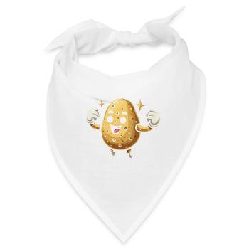 Potato Squad - Kartoffel - Bandana - Weiß - Vorne