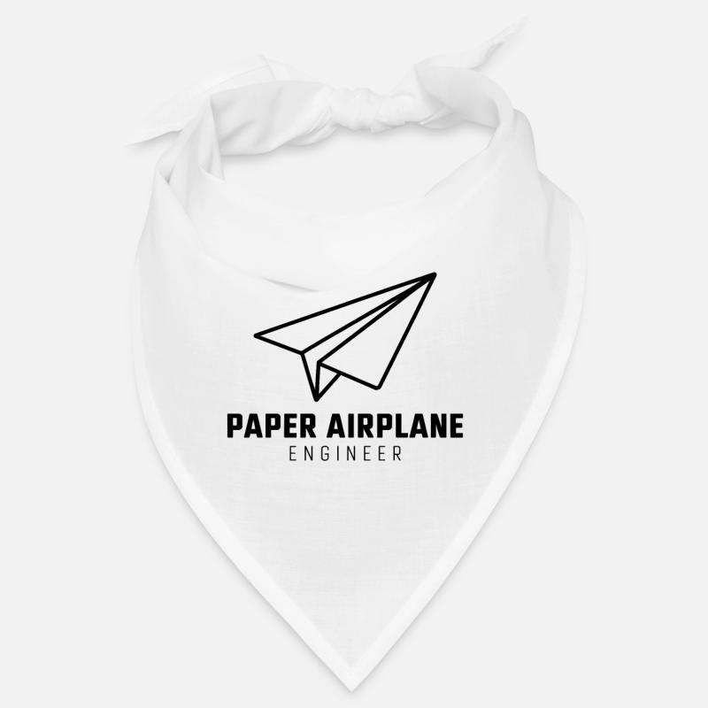Papierflieger Spruch Witz Papierflugzeug Geschenk Bandana