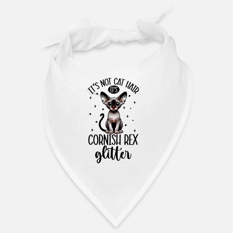 Cats Glitter - Cornish Rex Bandana