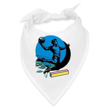 Handball Handballer - Bandana - Weiß - Vorne